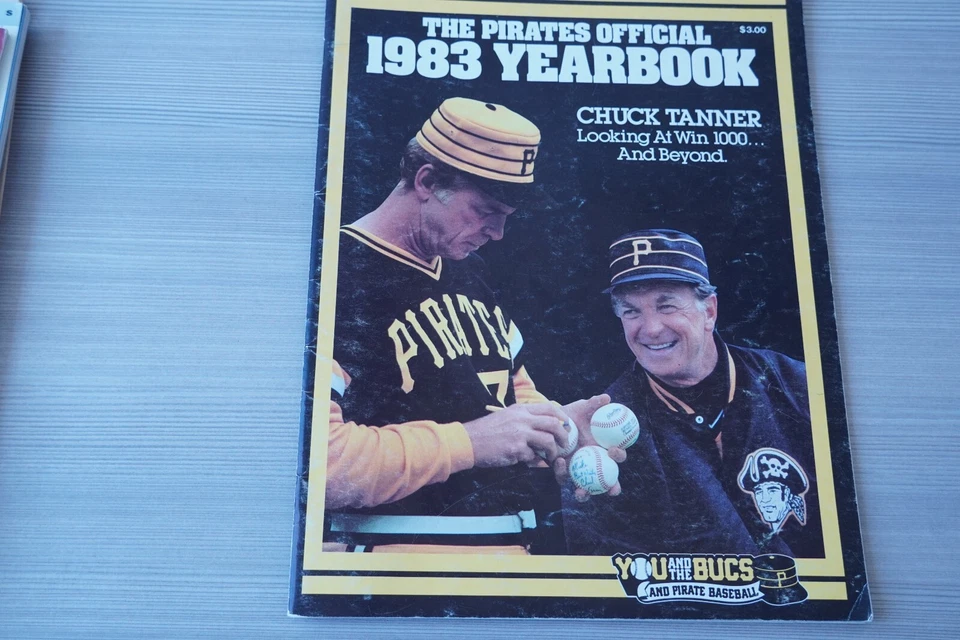 RARE- 1983 Pittsburgh Pirates Official Yearbook - Chuck Tanner - Image 1 of 1