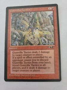 MTG Magic The Gathering Card Guerrilla Tactics Instant Red Alliances 1996 - Picture 1 of 2