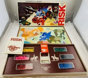 1975 Risk Board Game Parker Brothers Complete in Very Good Condition FREE SHIP - Picture 1 of 5