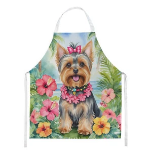 Yorkshire Terrier Luau Apron DAC6540APRON - Picture 1 of 5