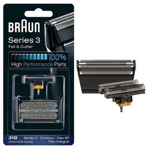 Original Braun Series 3 31B Ersatz-Set: Scherkopf + Scherfolie + Klingenblock - Bild 1 von 4
