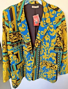 CHAQUETA MUJER MANGA LARGA UN BOTÓN CUELLO POR INTEMPO talla 3X nueva con etiquetas - Imagen 1 de 7