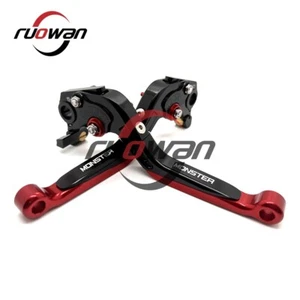 For Ducati MONSTER 695 796 696 400 620 Folding Extendable Brake Clutch Levers - Picture 1 of 7