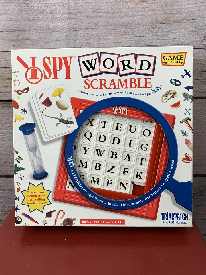I Spy Word Scramble Briarpatch SCHOLASTIC Game Ages 7+ EUC (COMPLETE) - Image 1 of 4