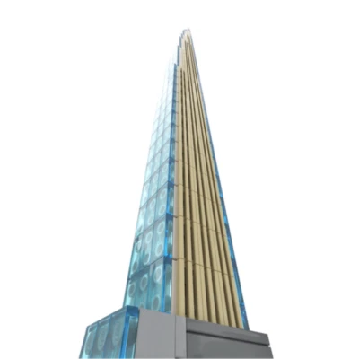 MOC-148522 111 West 57th Street Building Blocks Steinway Tower Bricks Toys 1:800 - Image 1 of 4