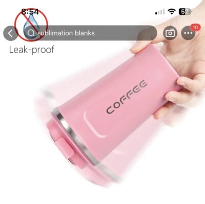 Taza de café aislada con pantalla de temperatura LED de alta calidad 500 ml personalizada Foto 1 de 2