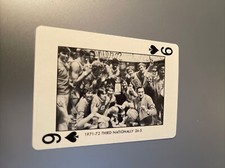 1973-74 North Carolina Tar Heels Basketball Playing Card 72 Third Nation - MINT