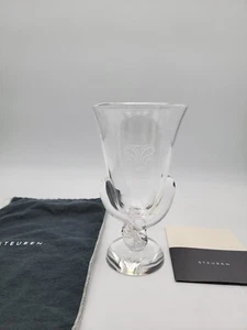 Steuben Crystal 7913 Vase Twist Stem 8.5" Signed - Picture 1 of 11