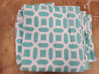 Hoja plana completa Pottery Barn "Aqua Trellis" Foto 1 de 2