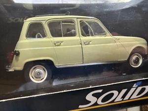 SOLIDO 1964 RENAULT 4L 1/18 ROLLED ROOF WITH DEALER DECALS NIB - Picture 1 of 6