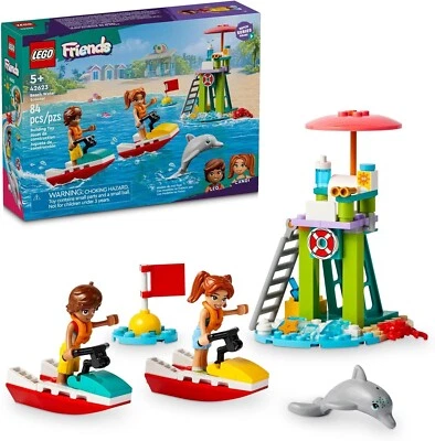 LEGO Friends Playa Scooter Acuático, Juego de Construcción de Juguete de Salvavidas para Niños Foto 1 de 4