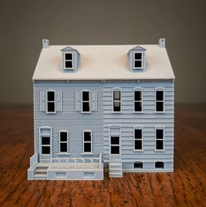 HO-Scale Pennsylvania Row House - 1:87 Scale Building - Picture 1 of 10