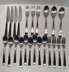 Gourmet Settings Hotel Matte Stainless Knife Fork or Teaspoon Spoon - Choice - Picture 1 of 40