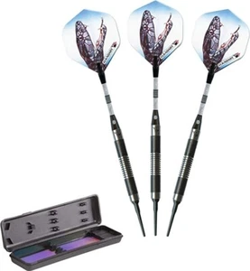 BLACK MAMBA-DARTS 20 GRAMS-ELKADART 80% TUNGSTEN - Picture 1 of 5