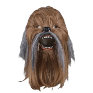 Star Wars Chewbacca Mask Moveable Jaw Cosplay Halloween Full Head Party Props - Picture 1 of 12