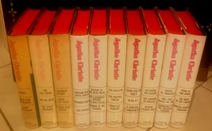 AGATHA CHRISTIE CRIME COLLECTION 10 HARDCOVER BOOKS 3 IN ONE STORIES - Picture 1 of 5
