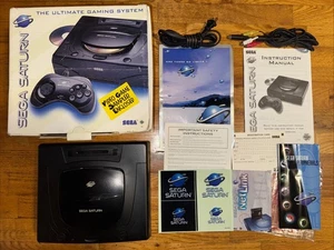 LIMPIA Consola Sega Saturn Caja Original, Manual, Insertos (SIN MANDO/MUESTREADOR) - Imagen 1 de 19
