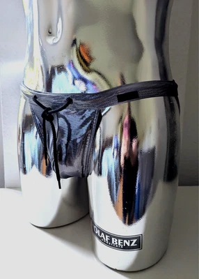 MANSTORE M2324 - BADE BEACH MICRO TANGA SILVER Gr. XXL - Bild 1 von 2