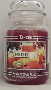 Yankee Candle- FRUIT PUNCH- Discontinued. BLACK BAND. Housewarmer. RARE. New - Picture 1 of 8