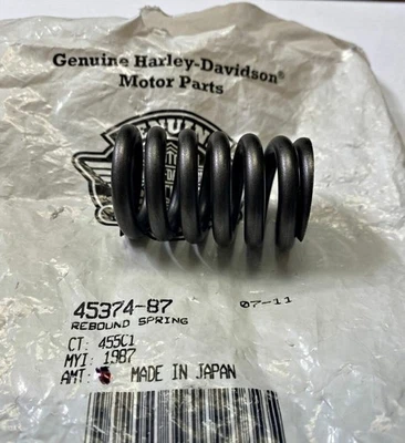 Número de pieza del resorte de rebote Harley-Davidson - 45374-87 Foto 1 de 4