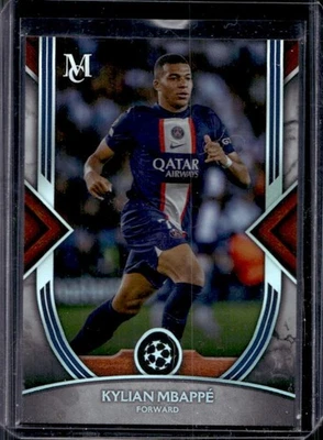 2022 Topps Museum Collection UEFA Kylian Mbappe #7 PSG - Image 1 of 2