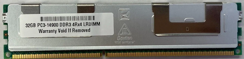32GB Memory for  Dell PowerEdge R720xd 4RX4 PC3-14900L LRDIMM - Image 1 of 1
