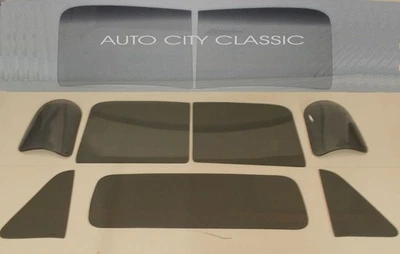 Chevy GMC 1951 1952 1953 camioneta de vidrio parabrisas puerta de ventilación 3 piezas trasera gris Foto 1 de 4