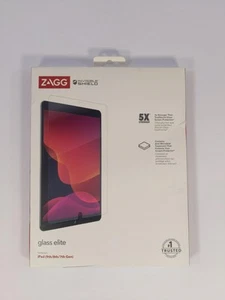 Zagg Glass Elite Screen Protector For Ipad 9th 8th 7th Generation 10.2 Inch - Picture 1 of 6