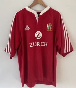 Herren Adidas Neuseeland 2005 Rugby Oberteil Kurzarm Rot Weiß Größe UK XL - Bild 1 von 12