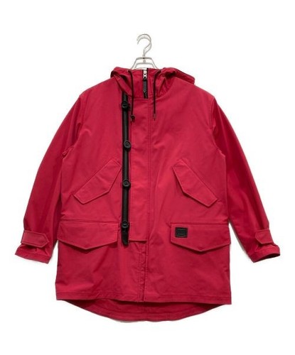 COACH Cappotto da montagna nylon M uomo giacca a vento leggero nero