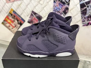 Air Jordan 6 Purple Dynasty Größe 9C Kids 2016 Release sehr gepflegt Retro VI - Bild 1 von 9