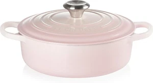 Le Creuset Cocotte Japonaise 24 cm 3,5 Quart Schale rosa Gusseisen SUKIYAKI SAUTEUSE - Bild 1 von 4