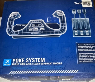 Logitech G Saitek PRO Flight Yoke System for PC and Mac 945000023 - Image 1 of 4