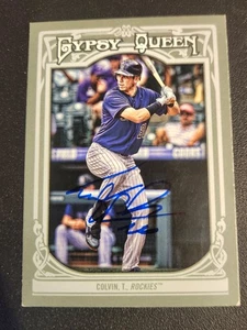 Tyler Colvin Autogramm signiert 2013 Topps Gypsy Queen Colorado Rockies - Bild 1 von 1
