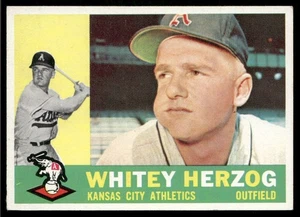 1960 Topps #92 Whitey Herzog - Imagen 1 de 2