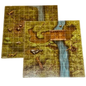 Dungeons & Dragons Juego de Mesa Planos/Tableros de Doble Cara x 2 Parker 2004 - Imagen 1 de 14