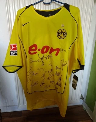 Trikot, Heimtrikot, Borussia Dortmund, Größe XXL, 2004/2005, signiert,Nike,Eon - Bild 1 von 3