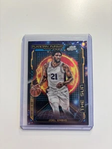 2023-24 Topps Cosmic Chrome Basketball Joel Embiid Planetary Pursuit The Sun SP - Picture 1 of 2