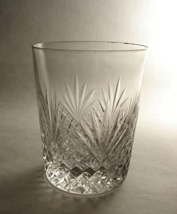 ABP American Brilliant Cut Glass Tumbler Old Fashioned Strawberry Diamond Fan - Bild 1 von 7