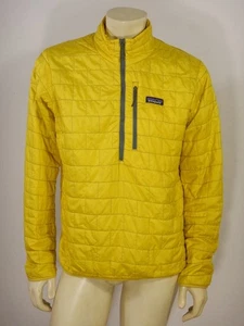 PATAGONIA Men's NANO PUFF PULLOVER Jacket Yellow Size MEDIUM - Picture 1 of 9