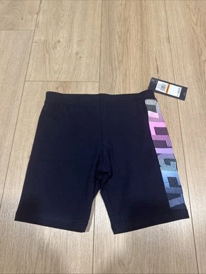 Pantalones Cortos de Bicicleta Tommy Hilfiger Niñas Talla SM (7) Azul Marino Colorido Estampado Logo Nuevo con Etiquetas $26.50 Foto 1 de 4