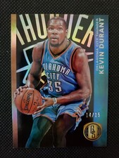 2015-16 KEVIN DURANT GOLD STANDARD BLACK SP PARALLEL #14/15! CARD #130! OKC RARE