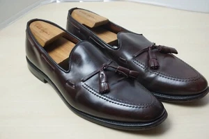 Allen Edmonds Grayson Shell Cordovan Model 8287 Tassle Loafers Sz 11B - Picture 1 of 10