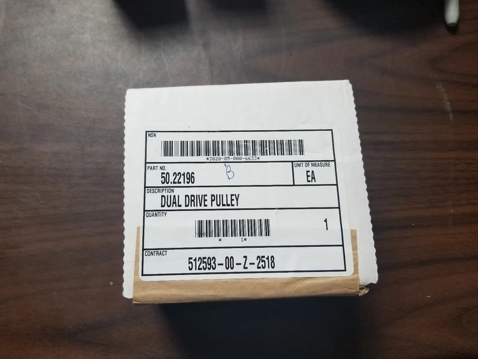 Polea de doble accionamiento Bell & Howell 50.22196 18JS-1610-D2 Foto 1 de 1