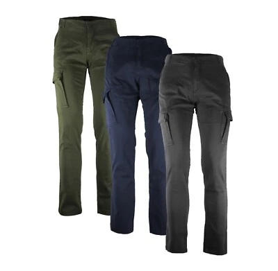 pantalone AVIREX cargo UOMO cotone casual SLIM FIT 5 tasche elegante 3 colori - Imagen 1 de 2