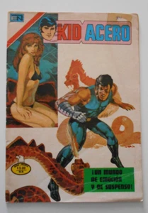 US/ Cómic E. NOVARO:“ KID ACERO    nº2-18  1980 EL TERCER OJO ASESINO  AGUILA - Picture 1 of 4