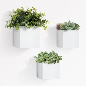 3Pcs Fioriere Da Parete Vasi Di Fiori Da Parete Vasi Da Appendere a Parete Vaso - Foto 1 di 12