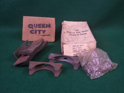 NOS/NORS  muffler hanger kit 1955,57-1960 Ford,1948+ Oldsmobile,1958 Buick++ - Image 1 of 4