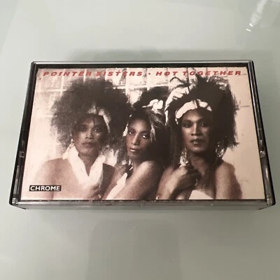 POINTER SISTERS HOT TOGETHER Cassette Tape OG 1986 Electronic Funk Soul Rare - Image 1 of 4