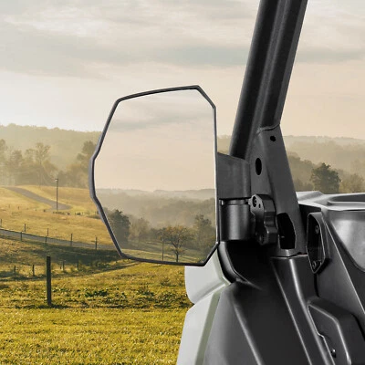 715002459 UTV Side Mirrors For Can Am Defender HD5 HD7 HD8 HD9 HD10 MAX 2016-25 - Image 1 of 4